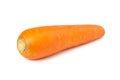 Fresh carrots isolated on white background Royalty Free Stock Photo