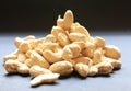 Fresh cashew nuts Royalty Free Stock Photo