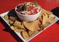 Fresh Ceviche with Tortilla Chips