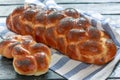 Fresh challah bread for Shabbat.