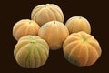 Fresh Charentais melons Royalty Free Stock Photo
