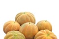 Fresh Charentais melons Royalty Free Stock Photo