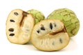 Fresh cherimoya fruit (Annona cherimola)