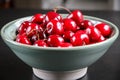 Fresh cherries in a bowl Royalty Free Stock Photo