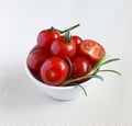 Fresh cherry tomatoes Royalty Free Stock Photo