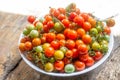 Fresh Cherry tomatoes is very useful for the body. Royalty Free Stock Photo