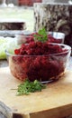 Fresh chervil with beetroot Royalty Free Stock Photo