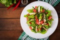 Fresh chicken salad Royalty Free Stock Photo