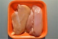 Fresh chickens ready before grill. Royalty Free Stock Photo