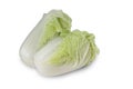 Fresh Chinese cabbage isolated on with background with clipping path Royalty Free Stock Photo