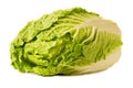 Fresh chinese cabbage on white background