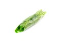 Fresh chinese kale vegetables wrapped in plastic film isolated Royalty Free Stock Photo