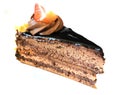 fresh chocolade cake Royalty Free Stock Photo