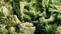 Fresh chopped vegetable broccoli. Green raw crucifers.