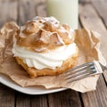 Fresh choux pastry Royalty Free Stock Photo