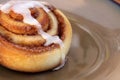 Fresh Cinnamon Bun Royalty Free Stock Photo