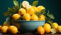 Fresh citrus fruit, healthy eating, nature vibrant refreshment generated by AI Royalty Free Stock Photo