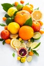 Fresh citrus fruits