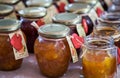 Fresh citrus homemade jam in jars for sale