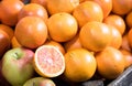 Fresh citrus orange fruits Royalty Free Stock Photo