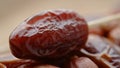 Closeup view of Dates Royalty Free Stock Photo