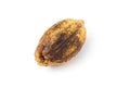 fresh cocoa fruit isolated white background. - image