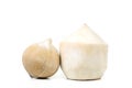 Fresh Coconut isolate on white background (Fruit) Royalty Free Stock Photo