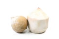 Fresh Coconut isolate on white background (Fruit) Royalty Free Stock Photo