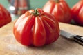 Fresh Coeur de Boeuf Tomato Royalty Free Stock Photo