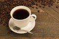 Black coffee. Royalty Free Stock Photo