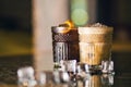 Cold coffee cocktails Royalty Free Stock Photo