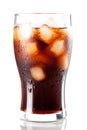 Fresh Cold Cola with ice