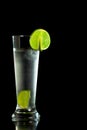 Fresh cold drink with lime