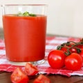 Fresh and cold tomato juice Royalty Free Stock Photo