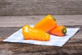 Fresh colorful capsicum Royalty Free Stock Photo