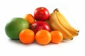 Fresh colorful fruits isolated