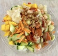 Hawaiian Poke Bowl with Fruit