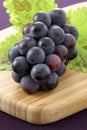 Fresh concord grapes