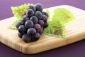 Fresh concord grapes