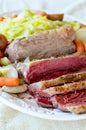 Fresh corned beef Royalty Free Stock Photo