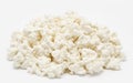 Fresh cottage cheese isolated Royalty Free Stock Photo