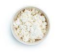 Fresh cottage cheese Royalty Free Stock Photo