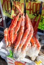 Fresh crab legs Royalty Free Stock Photo