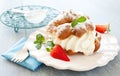 Fresh cream puff Royalty Free Stock Photo