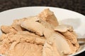 Fresh creamy coffee ice-cream Royalty Free Stock Photo