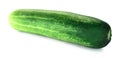 Fresh cucumber isolated on a white background with clipping path