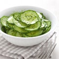 Fresh cucumber salad Royalty Free Stock Photo
