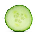 Fresh cucumber slice Royalty Free Stock Photo