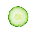 Fresh cucumber slice Royalty Free Stock Photo