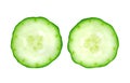 Fresh cucumber slice Royalty Free Stock Photo